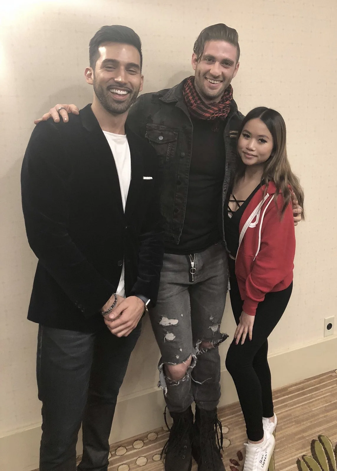 Michael Preston with Jason Capital and Tiffany Nguyen at Jason Capital's event in Orange County, 2018